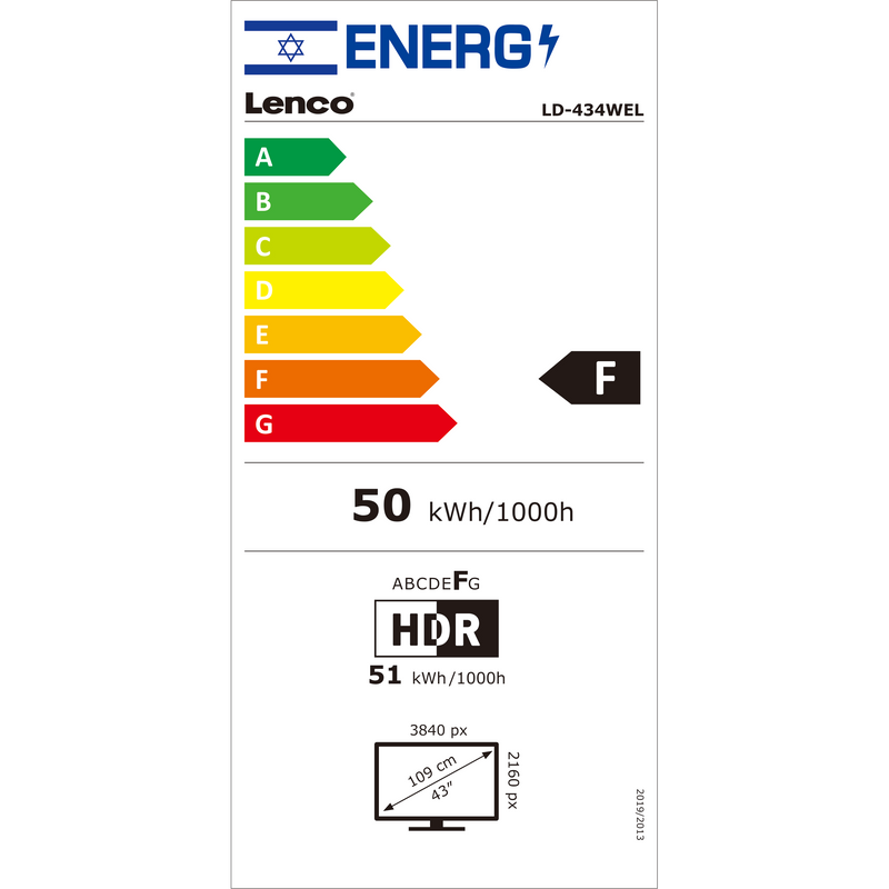 מסך טלוויזיה סמארט לנקו LED TV 43 אינץ LD-434WEL