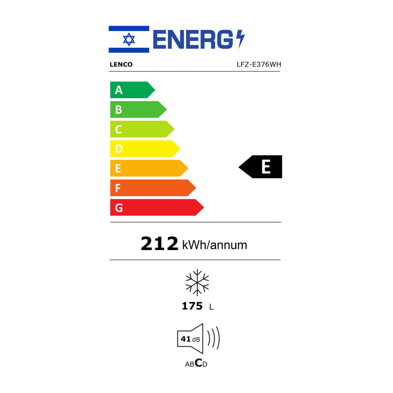 מקפיא NF לנקו 6 מגירות LFZ-E376S