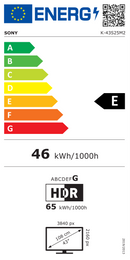 טלוויזיה SONY | BRAVIA 2II TRUE RGB| מעבד XR ‏| LCD | ‏4K Ultra HD | HDR