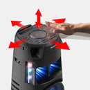 מערכת שמע SONY עם DVDו Jet Bass Booster  תאורה היקפית