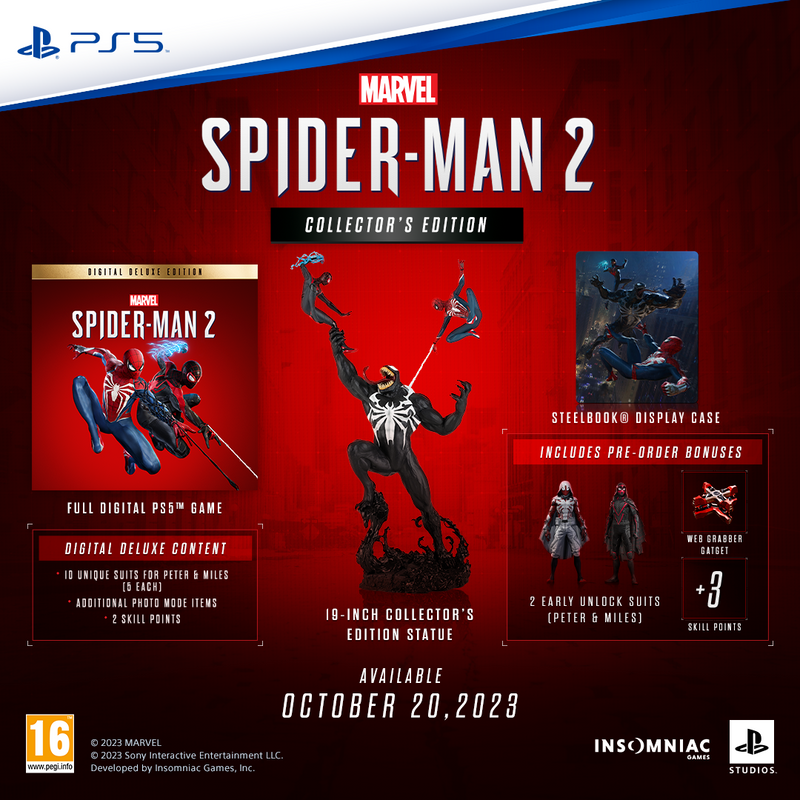 ! Marvel's Spider-Man 2 Collector's Ed PS5