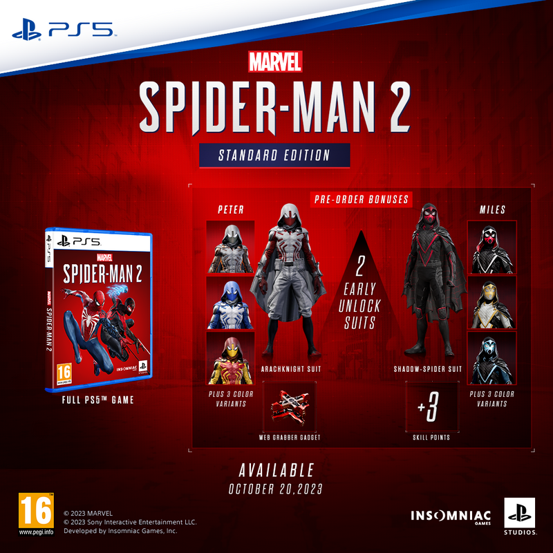 ! Marvel's Spider-Man 2 Standard Ed PS5
