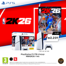 PlayStation®5 - קונסולה בלו-ריי + קוד למשחק  ™NBA 2K26 Bundle - משלוח חינם