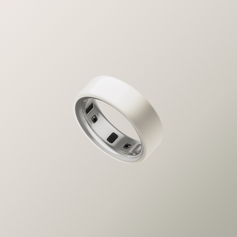 טבעת חכמה OURA RING 4 Ceramic - צבע  Cloud