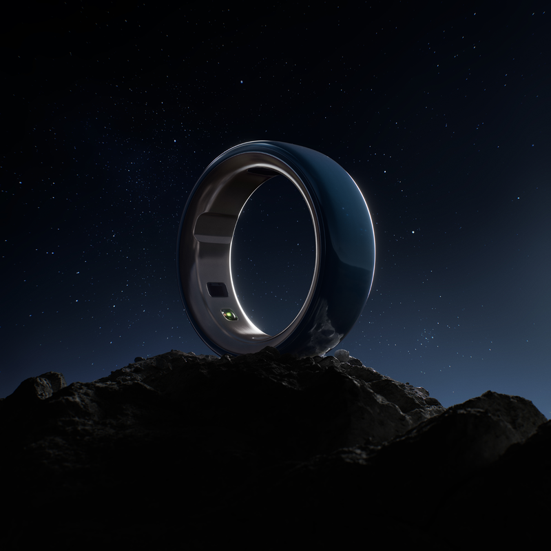 טבעת חכמה OURA RING 4 Ceramic - צבע  Midnight