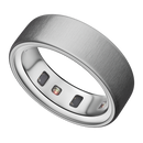 טבעת חכמה OURA RING 4 צבע כסף מוברש Brushed Silver