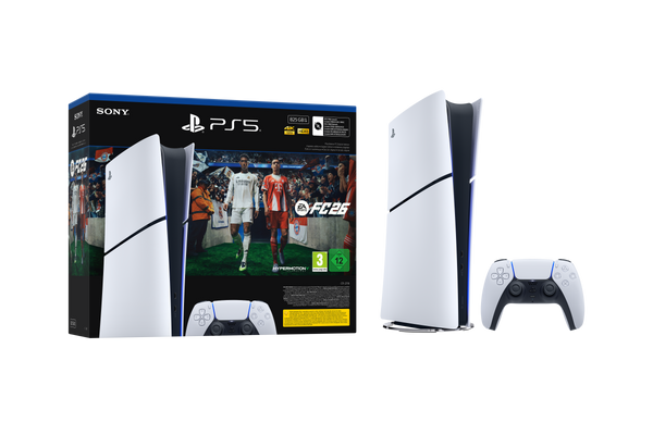 PlayStation®5 - קונסולה דיגיטלית + קוד למשחק  EA FC 26 - משלוח חינם
