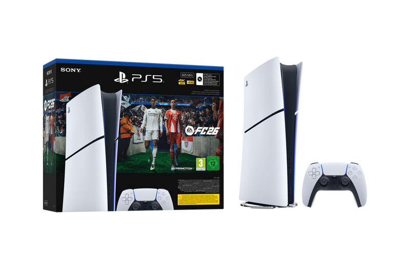 PlayStation®5 - קונסולה דיגיטלית + קוד למשחק  EA FC 26 - משלוח חינם
