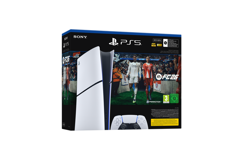 PlayStation®5 - קונסולה דיגיטלית + קוד למשחק  EA FC 26 - משלוח חינם