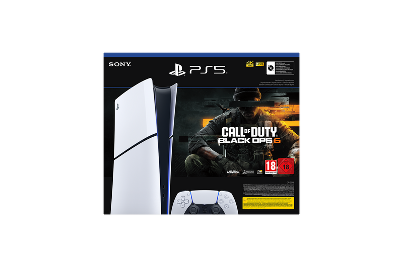 PlayStation®5  - קונסולה דיגיטלית + קוד למשחק  Call of Duty®: Black Ops 6  - משלוח חינם