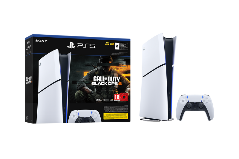 PlayStation®5  - קונסולה דיגיטלית + קוד למשחק  Call of Duty®: Black Ops 6  - משלוח חינם