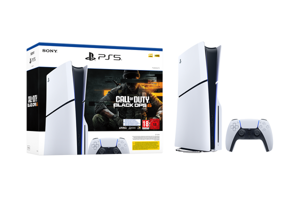 PlayStation®5  - קונסולה בלו-ריי + קוד למשחק  Call of Duty®: Black Ops 6  - משלוח חינם