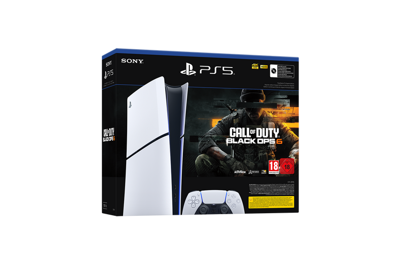 PlayStation®5  - קונסולה דיגיטלית + קוד למשחק  Call of Duty®: Black Ops 6  - משלוח חינם