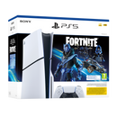 מארז מיוחד- קונסולה פלייסטיישן 5 בלו-ריי מהדורת  PS5® SLIM ושובר למשחק Fortnite- משלוח חינם