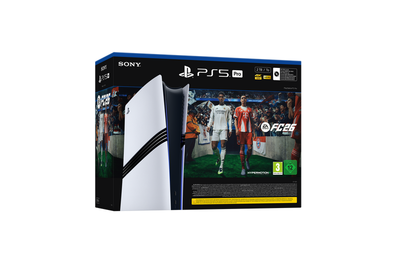 PlayStation®5 - קונסולה PRO + קוד למשחק  EA FC 26 - משלוח חינם