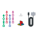 PlayStation®5 Slim מהדורה דיגיטלית בעיצוב 30 שנה לפלייסטיישן