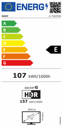 טלוויזיה SONY | BRAVIA 2II TRUE RGB| מעבד XR ‏| LCD | ‏4K Ultra HD | HDR