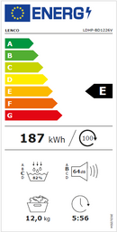 HEAT PUMP LDHP-BD1226V מייבש כביסה בקיבולת 12 ק"ג