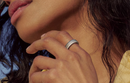 טבעת חכמה OURA RING 5 - צבע כסף מוברש - Brushed Silver
