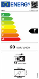 טלוויזיה SONY | BRAVIA 7 7M2 TRUE RGB| מעבד XR ‏| LCD | ‏4K Ultra HD | HDR