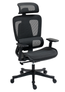 כיסא משרד ארגונומי SMART TECH AIR PRO 1 - צבע שחור -משלוח חינם