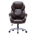 כיסא מנהל מפואר דגם BOSS חום פרונט