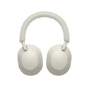 אוזניות קשת WH-1000XM5 צבע לבן פרונט מקופלות
