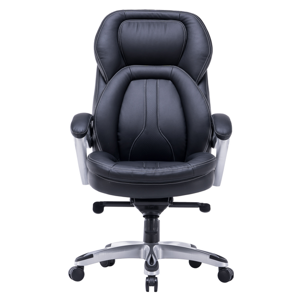 כיסא משרד מנהלים מפואר DLX דגם AMBASSADOR שחור פרונט