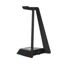 סטנד מפואר ויוקרתי לאוזניות כולל תאורת RBG ומפצל USB