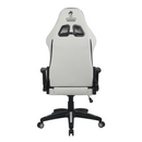 כיסא גיימינג CYBER שחור לבן גב