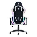 DRAGON SPACE כיסא גיימינג עם עם תאורת RGB לבן פרונט