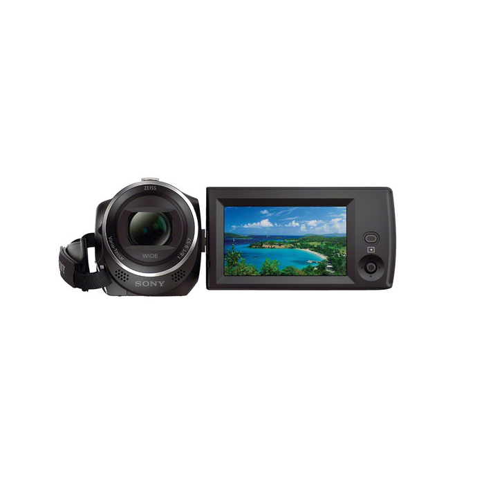 מצלמת וידאו FULL HD HDRCX405B פרונט  צג פתוח