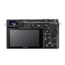 מצלמת סטילס דיגיטאלית מסדרת אלפא ILCE6100B צד צג