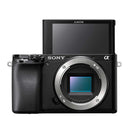 מצלמת סטילס דיגיטאלית מסדרת אלפא ILCE6100B פרונט צג