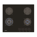  כיריים זכוכית 60 ס"מ יציקה בצבע שחור LGH-6408